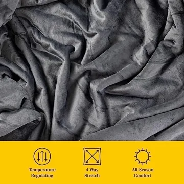 Big Blanket Co Original Stretch Extra Large Smoke Grey Blanket