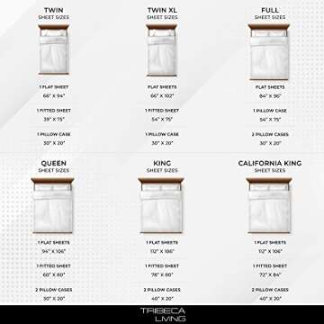 Tribeca Living California King Bed Sheet Set, 300 Thread Count Soft Cotton Sateen, Floral Print with Extra Deep Pockets, 4-Piece Bedding Set, Lisbon Grey/Multicolor