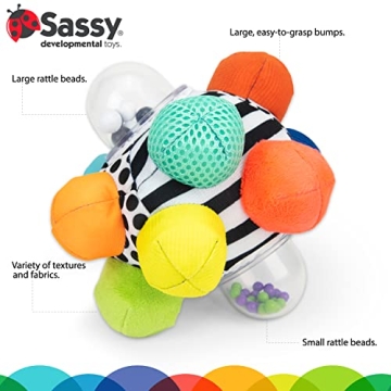 Sassy Bumpy Ball for Baby Motor Skills Development