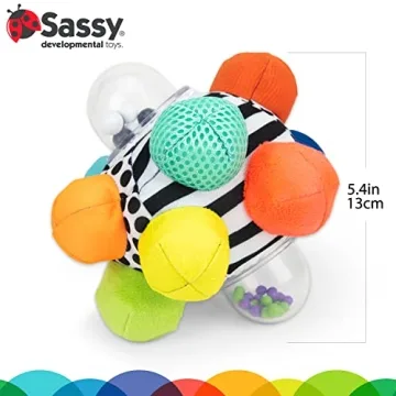 Sassy Bumpy Ball for Baby Motor Skills Development