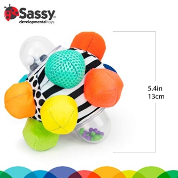 Sassy Bumpy Ball for Baby Motor Skills Development