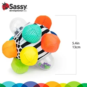 Sassy Bumpy Ball for Baby Motor Skills Development