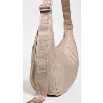 BAGGU Medium Nylon Crescent Bag - Stylish & Sustainable