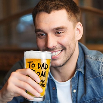 To Dad From the Reasons You Drink Funny Beer Glass
