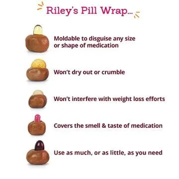 Riley's Cheese & Bacon Dog Pill Wrap - Easy Pill Administration