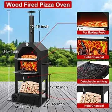 Elevate Your Outdoor Cooking with EDOSTORY Wood Fired Pizza Oven