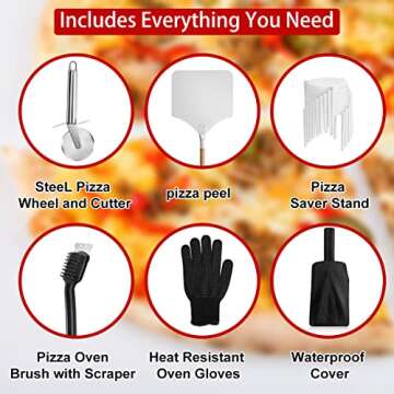 EDOSTORY Outdoor Pizza Oven for Perfect Backyard Cooking