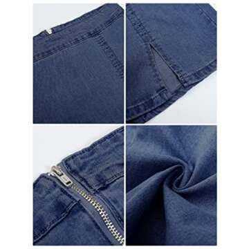 Stylish Luvamia Denim Mini Skirt for Every Occasion