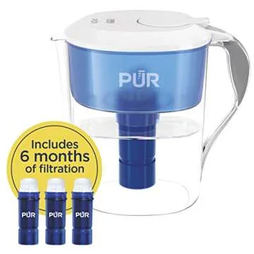 PUR Plus Water Pitcher Filtration System - 11 Cups, Enhanced Filtration