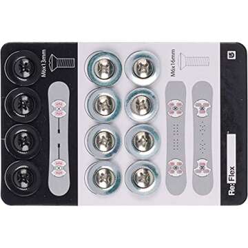 Burton Mens M6 Hardware Replacement – Durable & Reliable Snowboard Screws