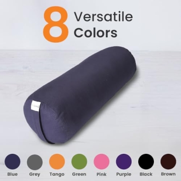 Sol Living Cotton Yoga Bolster Pillow for Meditation