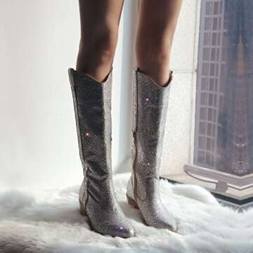 Buy sexytag Rhinestone Women Boots - Chic & Comfortable