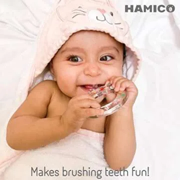 HAMICO Baby Toothbrush - Gentle, Fun & BPA Free