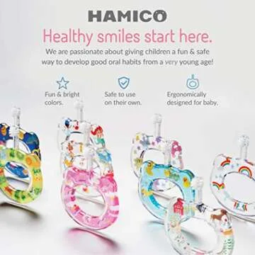 HAMICO Baby Toothbrush - Gentle, Fun & BPA Free