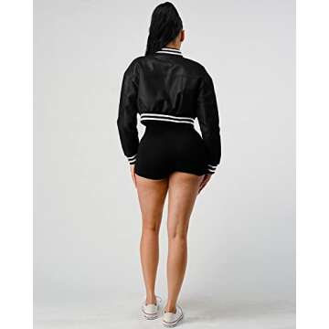 Doweha Women Faux Black Leather Jacket for All Occasions