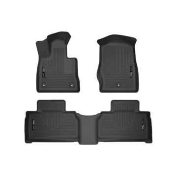 Husky Liners Weatherbeater Floor Mats | Fits 2020-2025 Ford Explorer | Front & 2nd Row, 4-pc Black -...