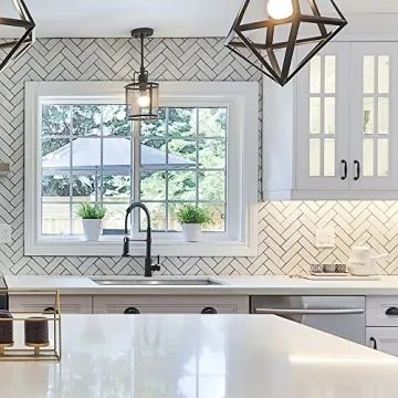 OWOFAN Black Kitchen Faucet with Pull Down Sprayer