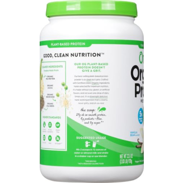 Orgain Organic Vegan Protein Powder - 21g Plant Protein, Delicious Vanilla