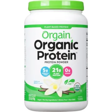 Orgain Organic Vegan Protein Powder - 21g Plant Protein, Delicious Vanilla