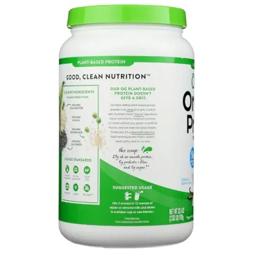 Orgain Organic Vegan Protein Powder - 21g Plant Protein, Delicious Vanilla