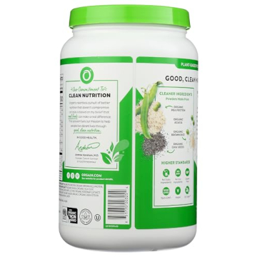 Orgain Organic Vegan Protein Powder - 21g Plant Protein, Delicious Vanilla