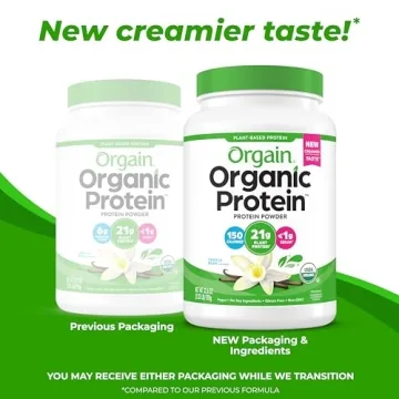 Orgain Organic Vegan Protein Powder - 21g Plant Protein, Delicious Vanilla