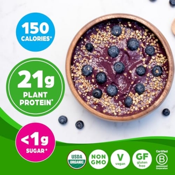 Orgain Organic Vegan Protein Powder - 21g Plant Protein, Delicious Vanilla