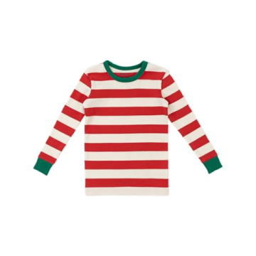 AVAUMA Baby Pajama Set Soft Cotton Christmas Stripes