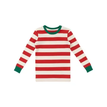 AVAUMA Baby Pajama Set Soft Cotton Christmas Stripes