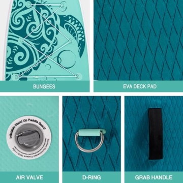 Premium Inflatable Paddle Board with Complete Accessories