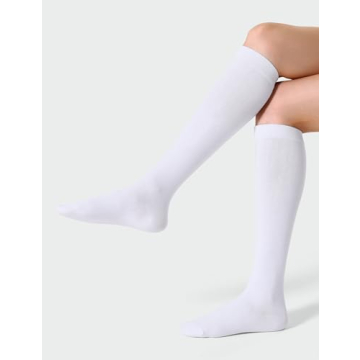 Joulli Knee High Athletic Socks for Women - 3 Pair Set