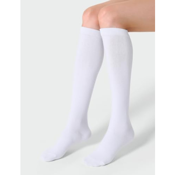 Joulli Knee High Athletic Socks for Women - 3 Pair Set