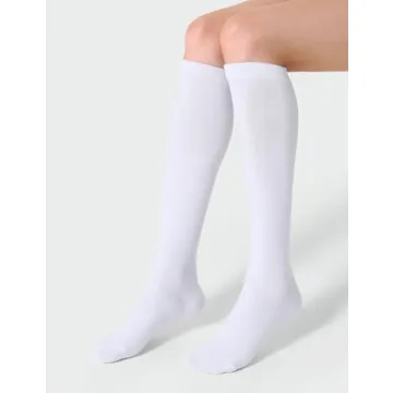 Joulli Knee High Athletic Socks for Women - 3 Pair Set
