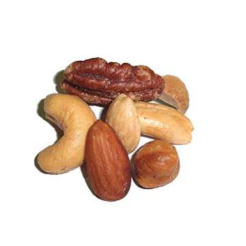 FERIDIES Deluxe Mixed Nuts Salted (9 Ounce) Nut Tin Vacuum Sealed Packaging. Cashews, Almonds, Pecans, Hazelnuts, and Macadamias.