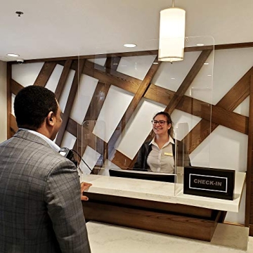 Portable Sneeze Guard - 24"x36" Protective Shield