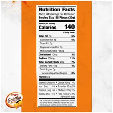 Goldfish Cheddar Crackers, Snack Crackers, 30 oz carton
