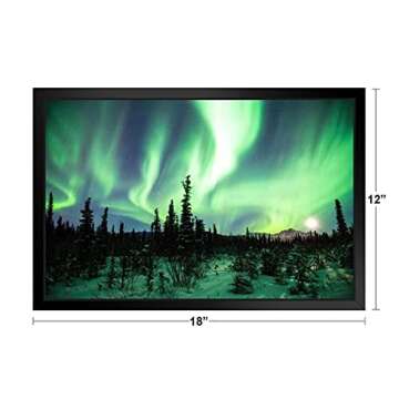 Northern Lights Framed Wall Art | Stunning USA Craftsmanship