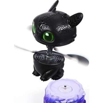 Dreamworks Dragons, Flying Toothless Interactive Dragon with Lights and Sounds, for Kids Aged 6 and up