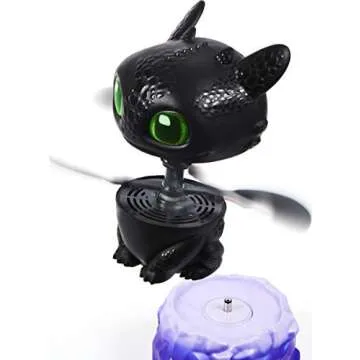 Dreamworks Dragons, Flying Toothless Interactive Dragon with Lights and Sounds, for Kids Aged 6 and up