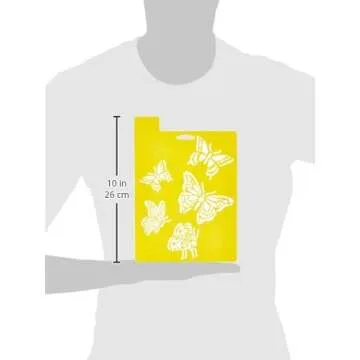 Delta Creative Stencil Mania Butterflies - 7x10-Inch