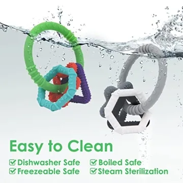 Food-Grade Silicone Baby Teething Toys for Comfort