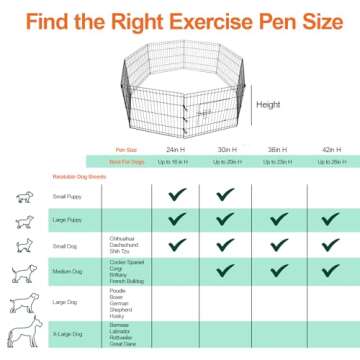 PJYuCien Dog Playpen: Foldable, Portable Pet Fence for Small Pets