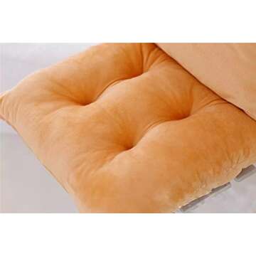 ChezMax Chair Cushion Plush Seat Cushion Back Cushion with Ties Thickened Desk Chair Pads Cartoon Waist Pillow Cushion Decor for Chair Car Office Patio Wheelchair Cartoon Bear