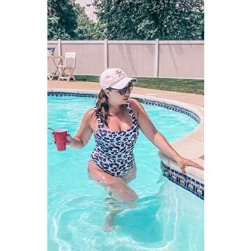 CinShein Women's Bikini High Cut Leopard Print One Piece Monokini Swimsuits Backless Thong Bathing Suits (US S, Leopard 01)