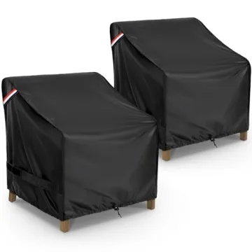 KylinLucky Waterproof Outdoor Chair Covers - Durable and Stylish 2 Pack