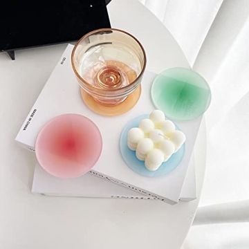 Colorful Acrylic Coaster Set for Stylish Table Protection