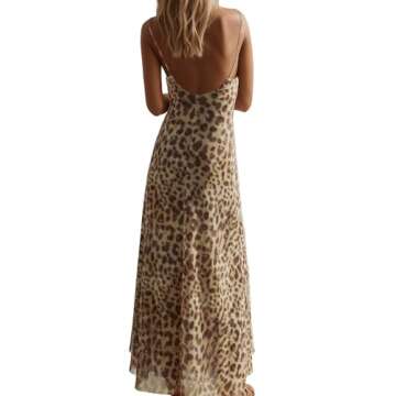 Women’s Sexy Maxi Dress See Through Backless Low Back Y2K Cocktail Club Night Out Beach Party Long...