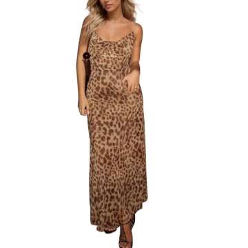 Women’s Sexy Maxi Dress See Through Backless Low Back Y2K Cocktail Club Night Out Beach Party Long Dress