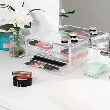 Richards Homewares 3-Drawer Acrylic Organizer - Chic Storage Solution