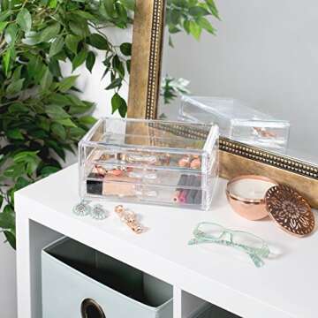 Richards Homewares 3-Drawer Acrylic Organizer - Chic Storage Solution